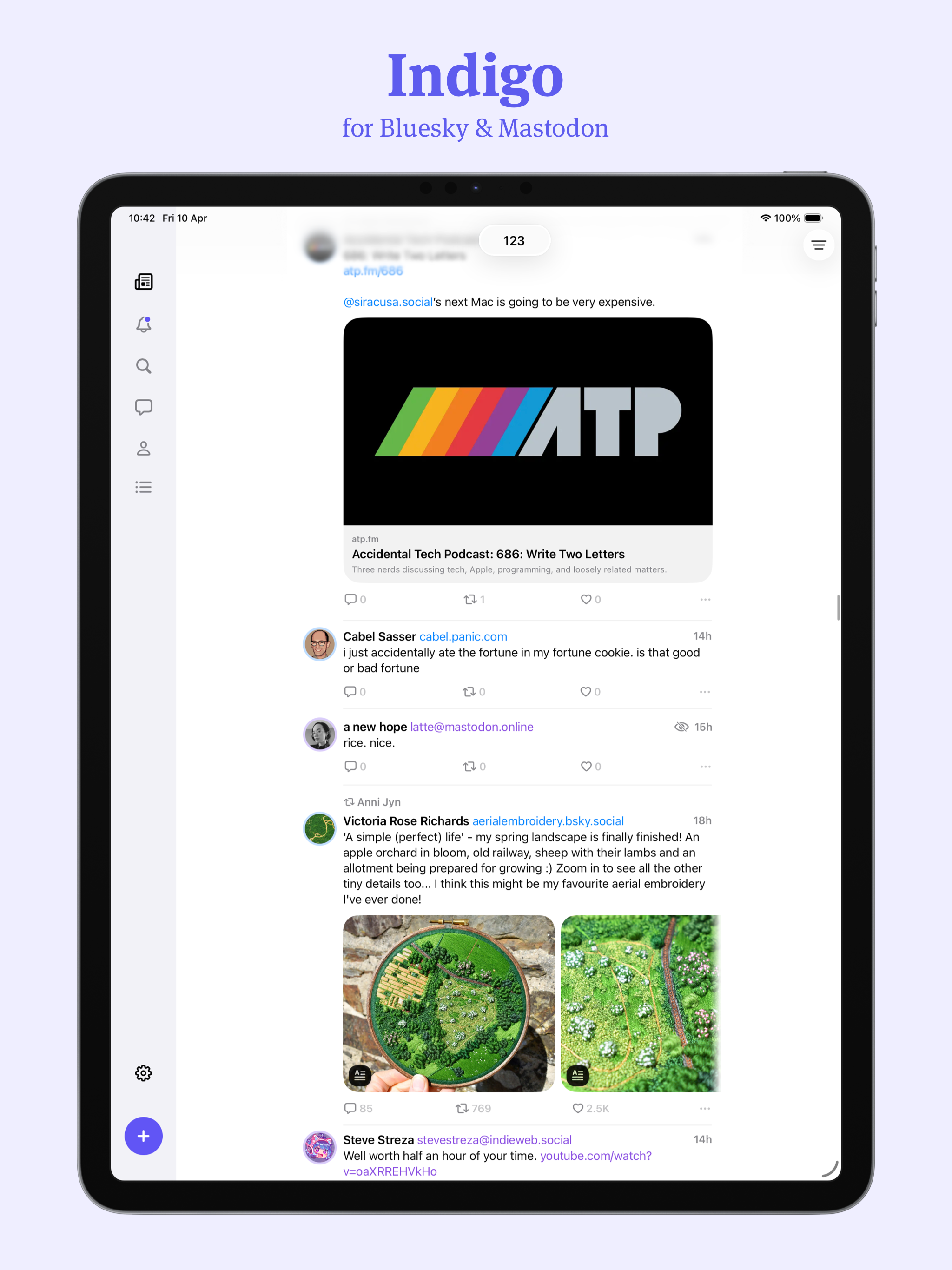 Indigo for Bluesky & Mastodon screenshot 9