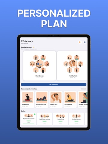 Back Pain Relief - YourFlex iPad screenshot