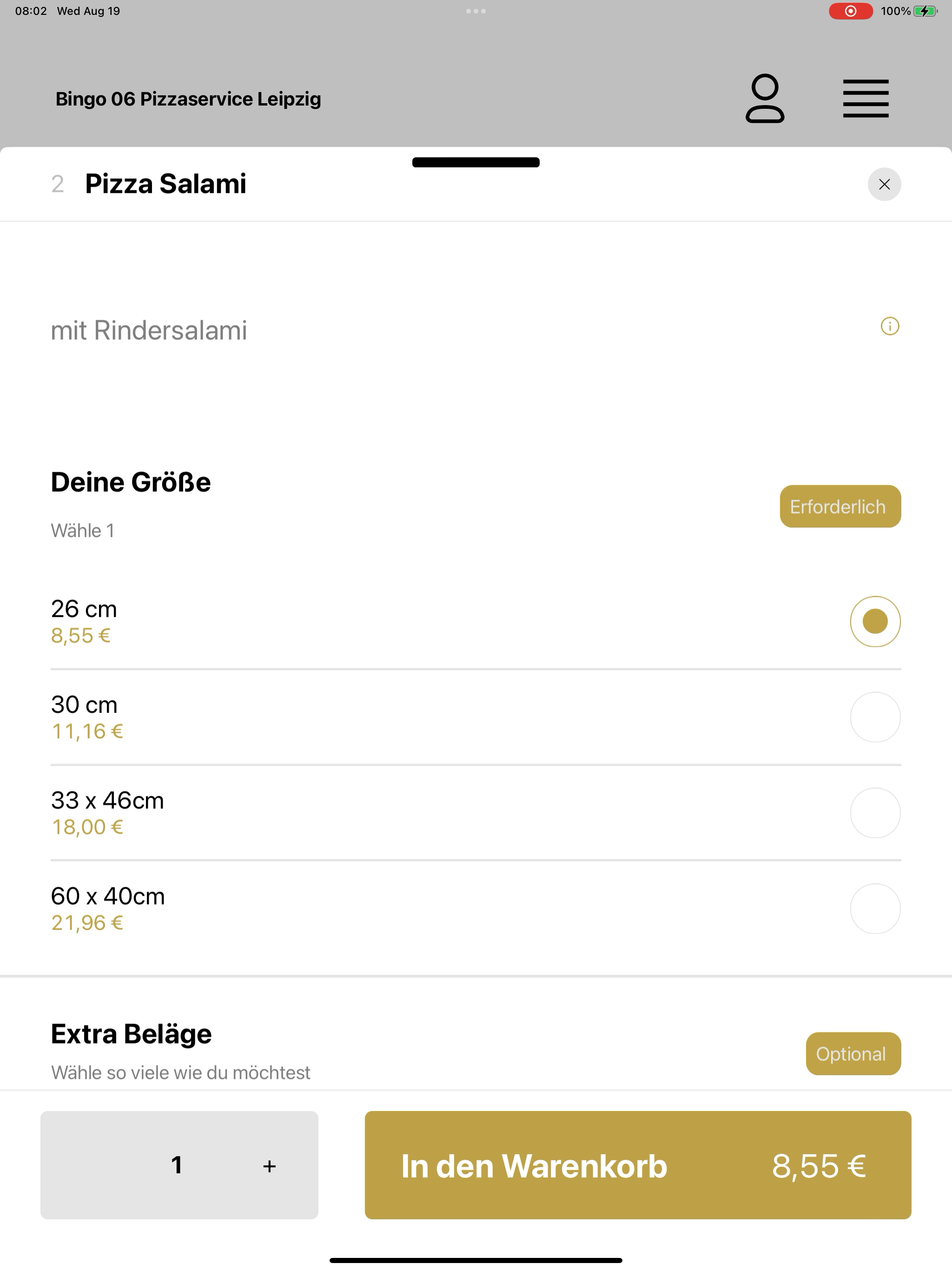 Bingo 06 Pizzaservice Leipzig screenshot 12