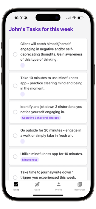 TherapyTasks Screenshot 1 of 5
