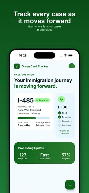 Green Card Tracker: USCIS screenshot 1