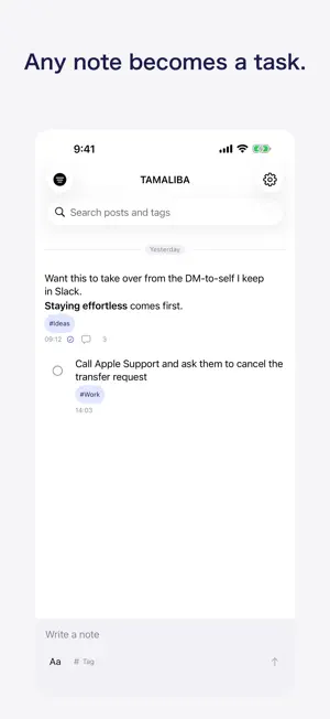 TAMALIBA - Notes & Tasks screenshot 3