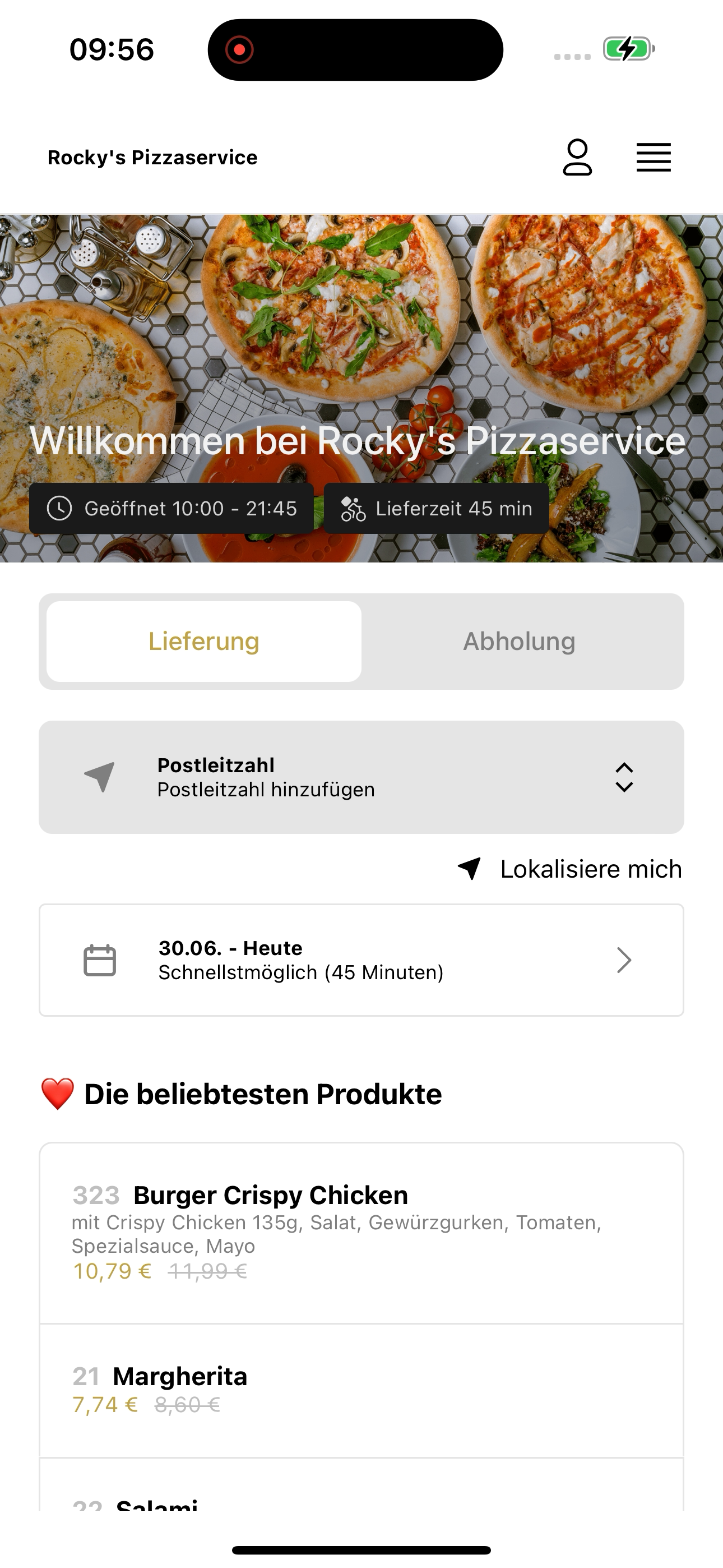 Rocky's Pizzaservice screenshot 5