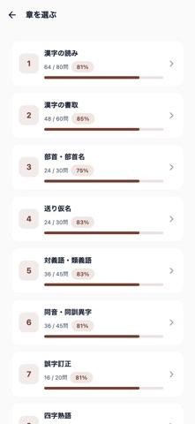 漢字検定3級対策 screenshot