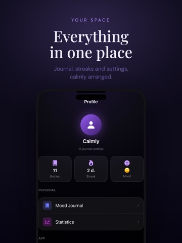 Calmly: Meditation & Calm iPad screenshot