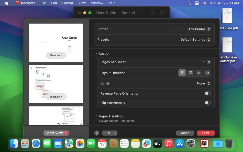 #8. I Love Booklets (macOS) Ved: DouWère, s.p.r.l.