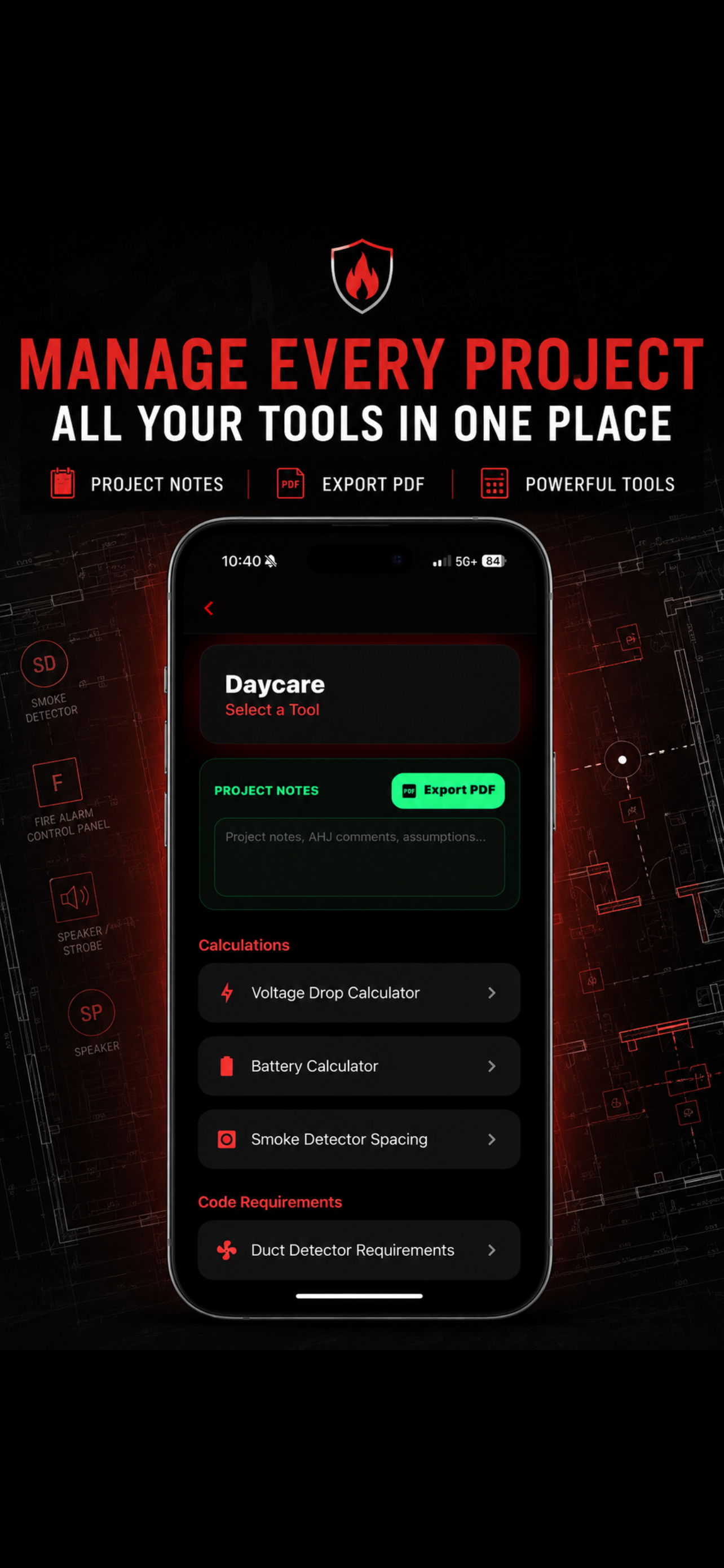Fire Alarm Field Pro screenshot 6