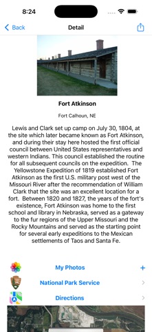 Lewis and Clark Trail iPhone screenshot