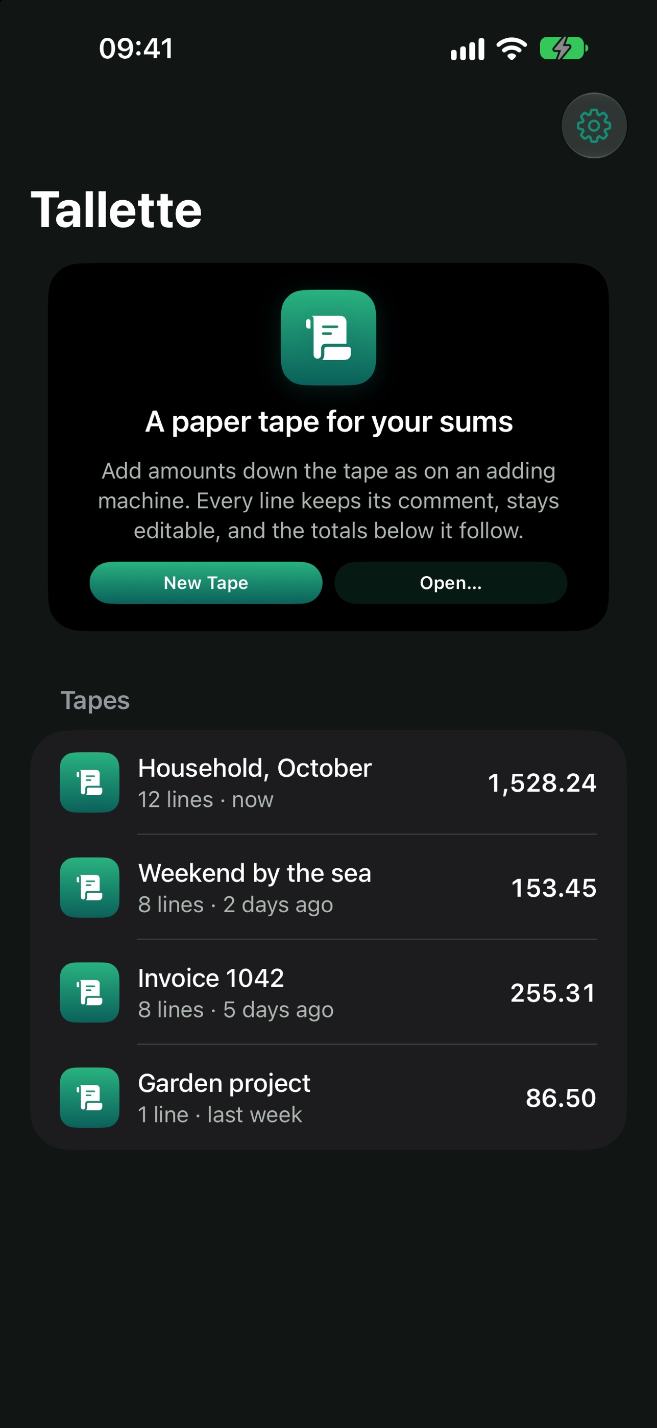 Screenshot 4 of Tallette: Tape Calculator