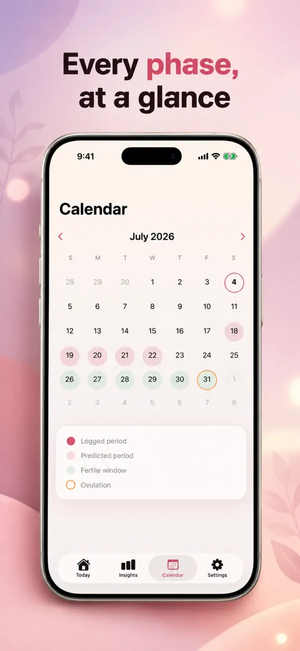 Regl+ : Period & Cycle screenshot