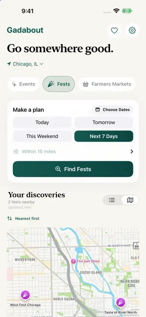 Gadabout: Events Near You screenshot 3