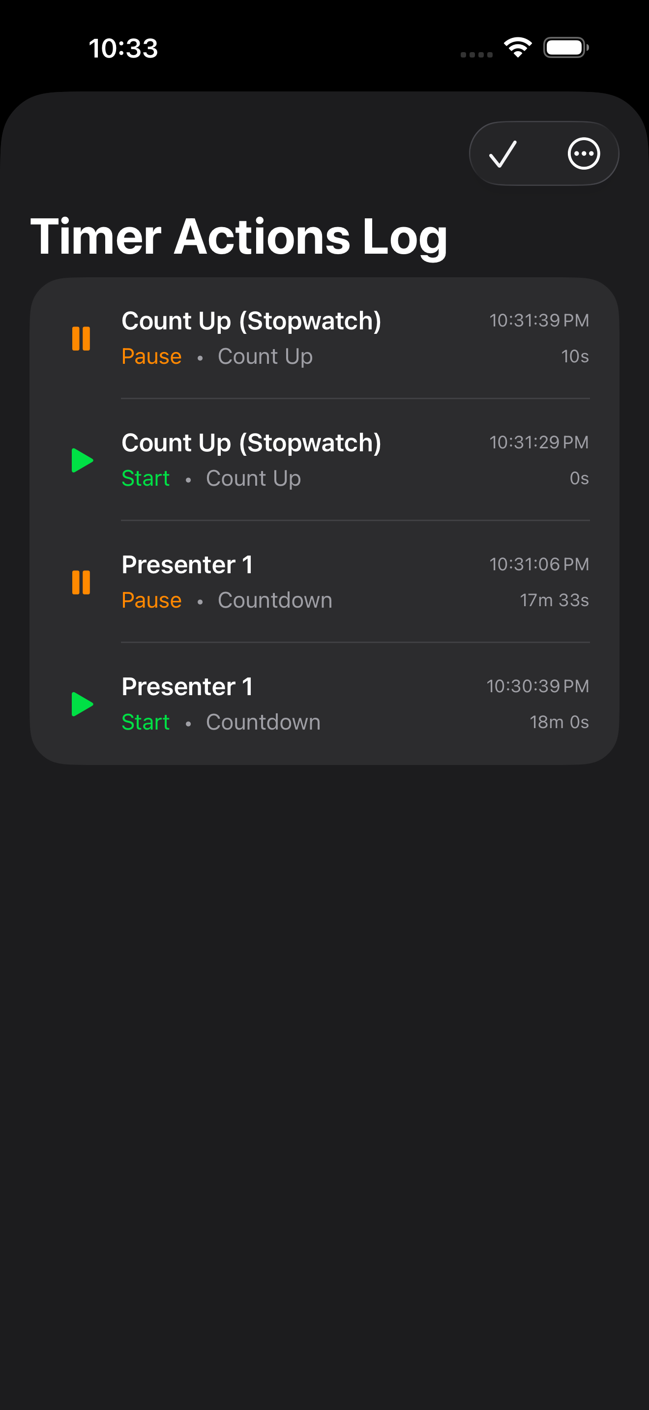 Event Timers