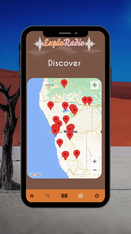 Namibia Audioguide Exploradio screenshot 4 of 8