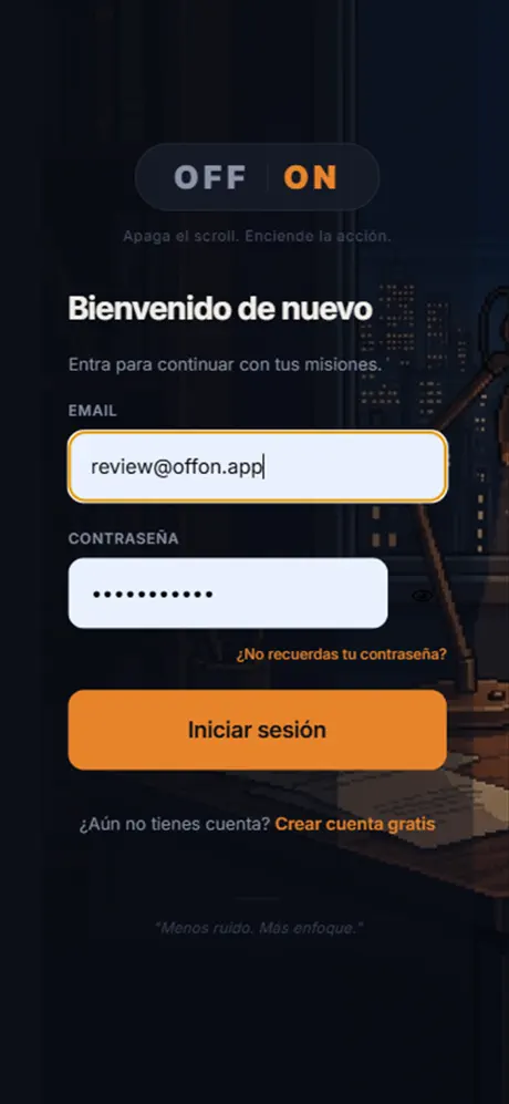 OFF/ON screenshot 4