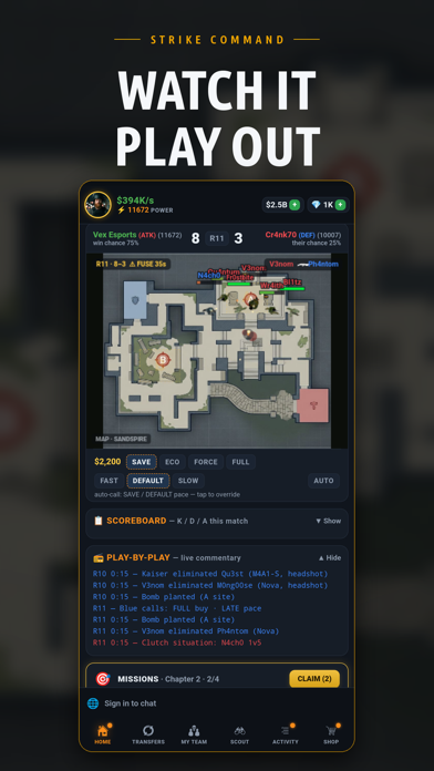 Strike-Command: Idle Esports Screenshot 2 of 9
