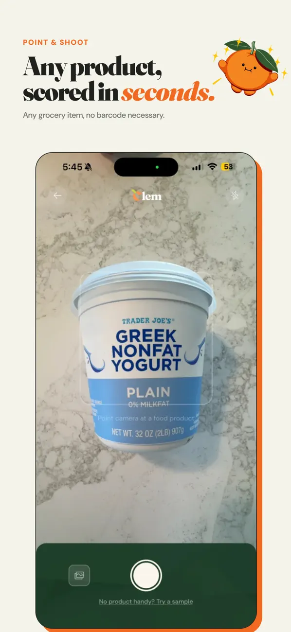 Screenshot #2 pour Clem: Food Health Scanner