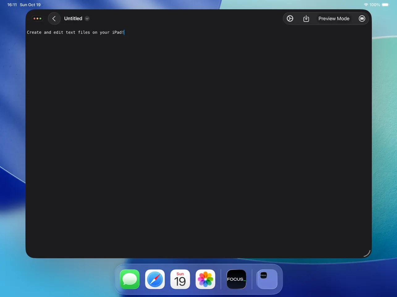 #1. Focus Text (iOS) Ved: Robert Sable
