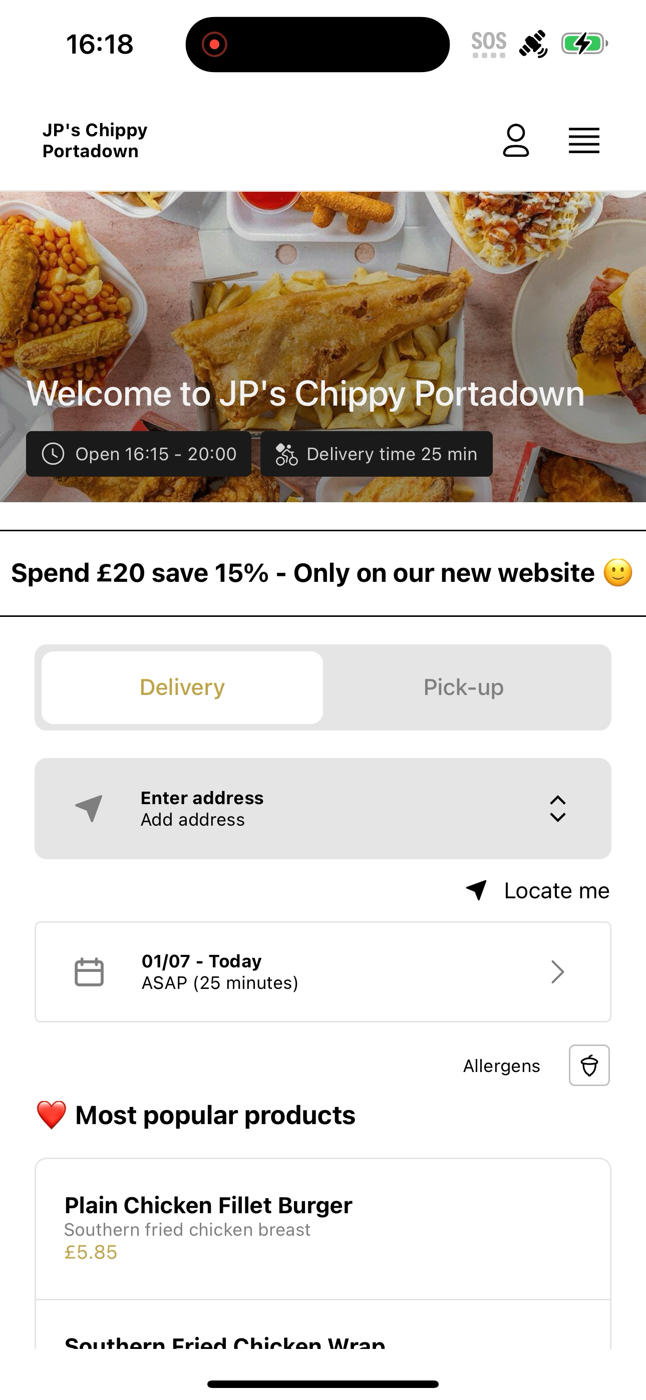 JP's Chippy Portadown screenshot 5