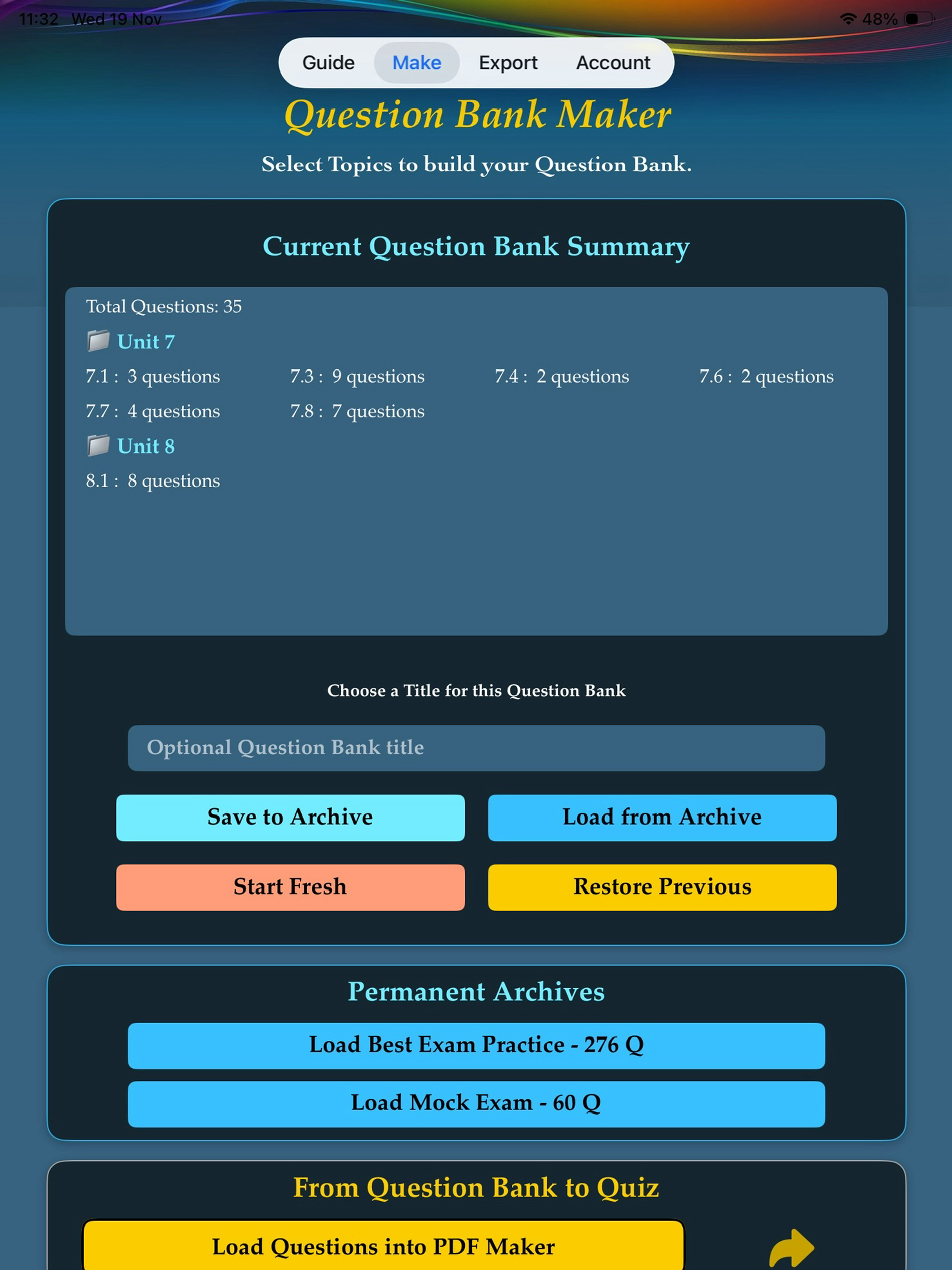 AP Chemistry Quiz & PDF Maker
