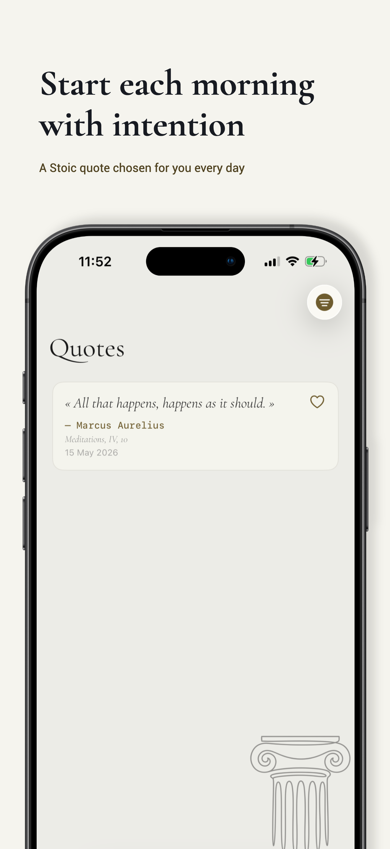 Diem - Stoic Daily Quotes screenshot 5