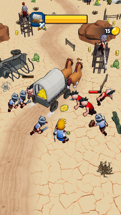 Escort the Wagon! Screenshot