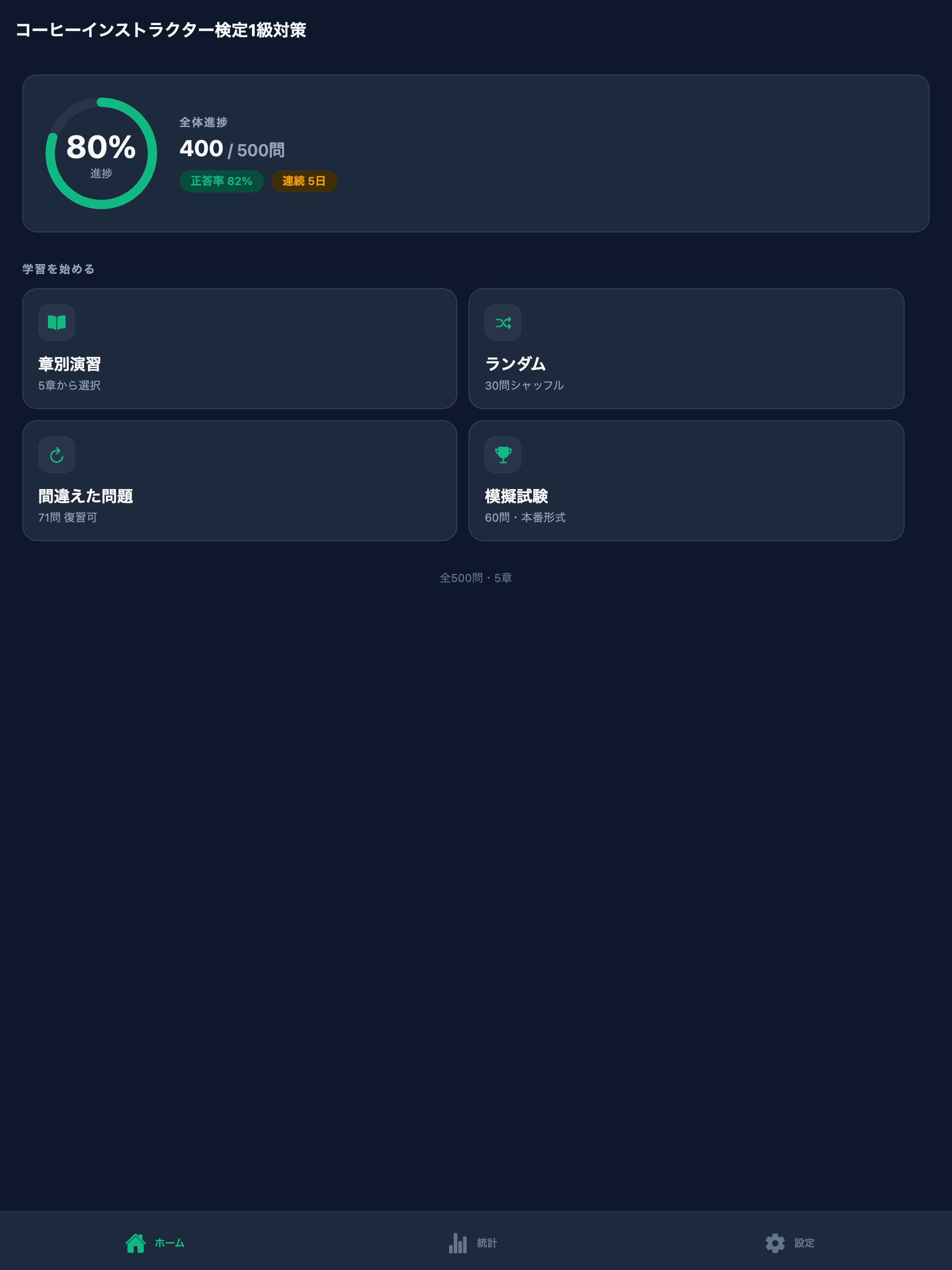 コーヒーインストラクター検定1級対策 screenshot 6