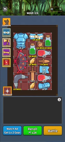 Backpack Rush: Merge Defense iPhone screenshot