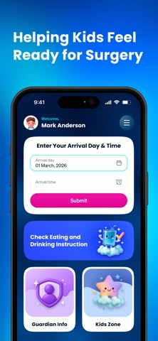 PreOpApp Kids iPhone screenshot