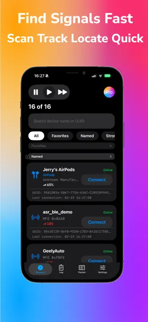 Bluetooth Explorer:AI Terminal iPhone screenshot 1