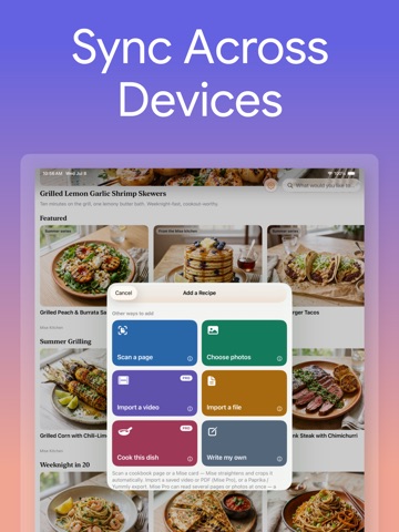 Makmak: Save Any Recipe iPad screenshot