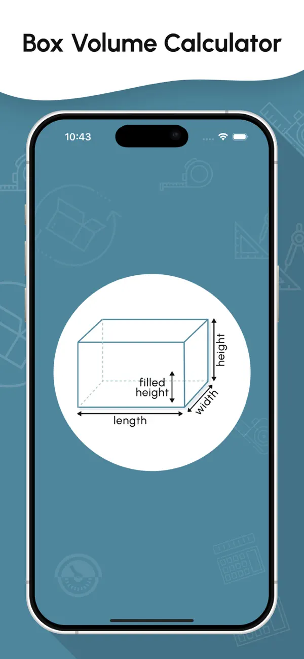 Screenshot #1 pour Box Volume Calculator