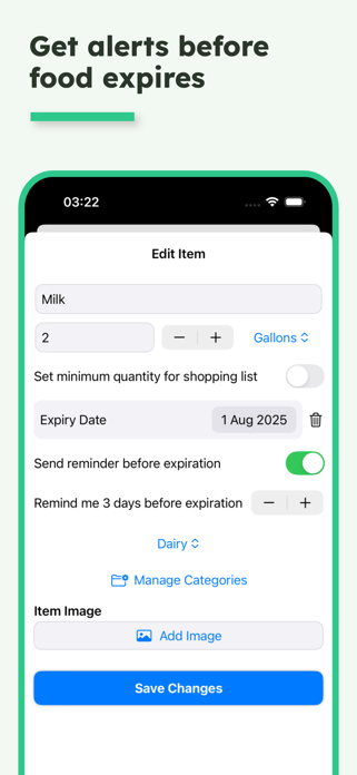 Pantry Inventory Tracker Screenshot 3 of 4