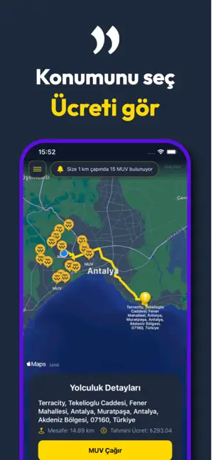 MUV: Paylaşımlı Yolculuk screenshot 4