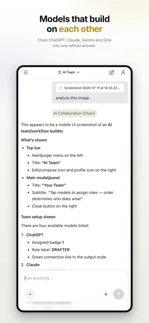 MultipleChat AI screenshot 2
