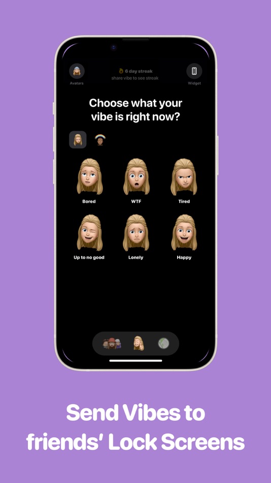 #2. Vibes - BFF mood tracker (iOS) 由: Nibble Audio, Inc