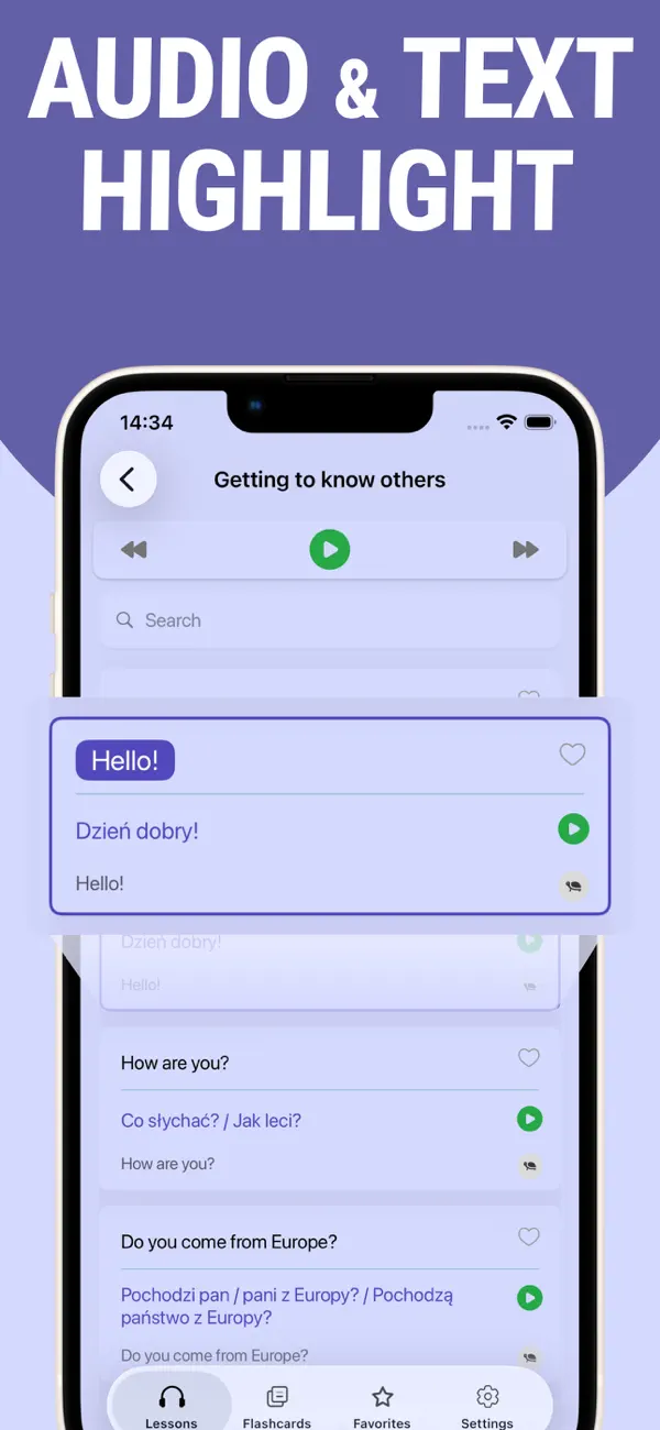 Screenshot #2 pour Learn Polish - Lentil