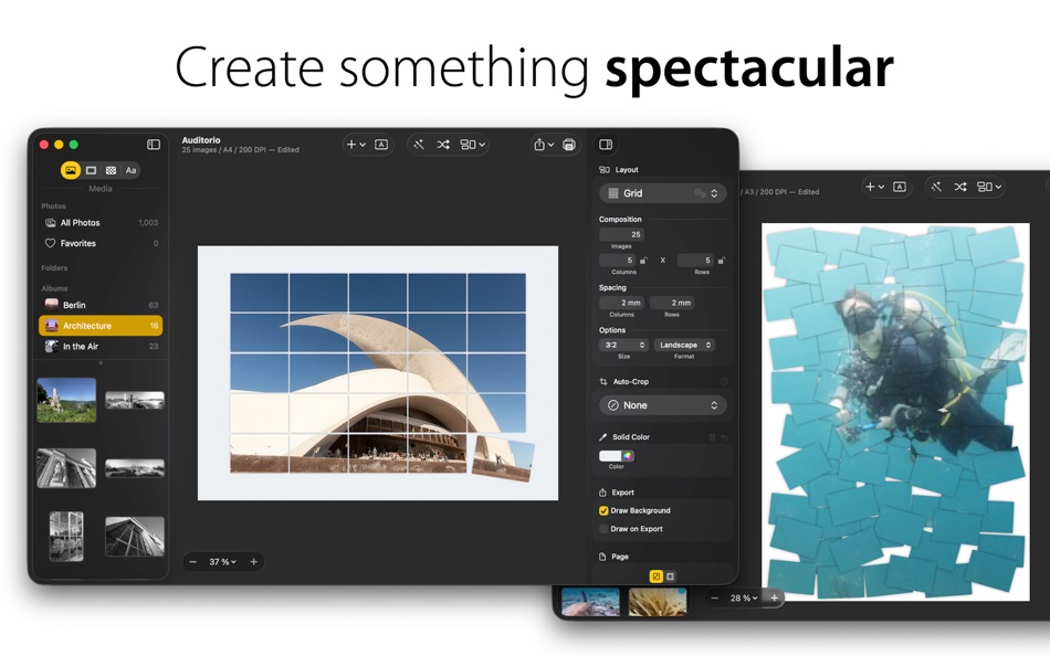 #4. Posterino - Pro Photo Collage (macOS) Bởi: Christoph Priebe