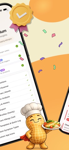BiteSafe: Food Allergy AI iPhone screenshot
