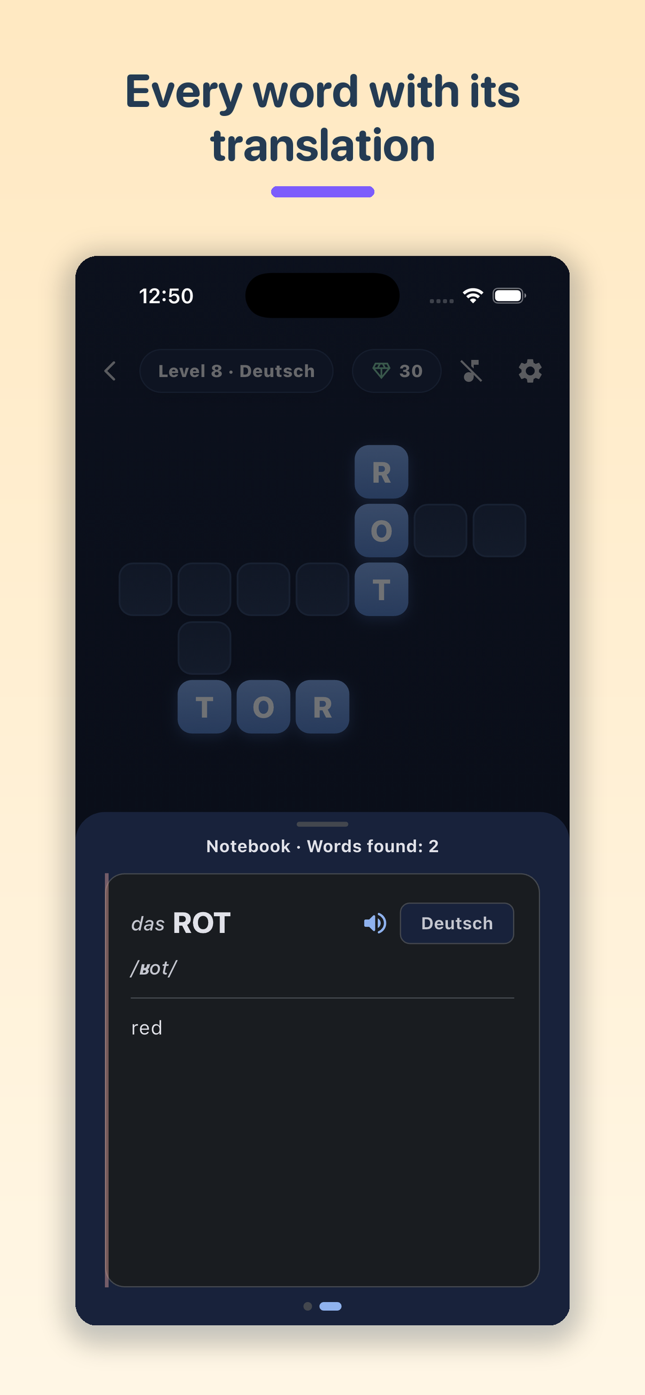PolyWord: Language Crosswords screenshot 4