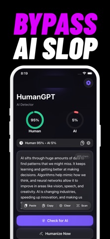 HumanGPT: AI Detector Screenshot 4 of 4
