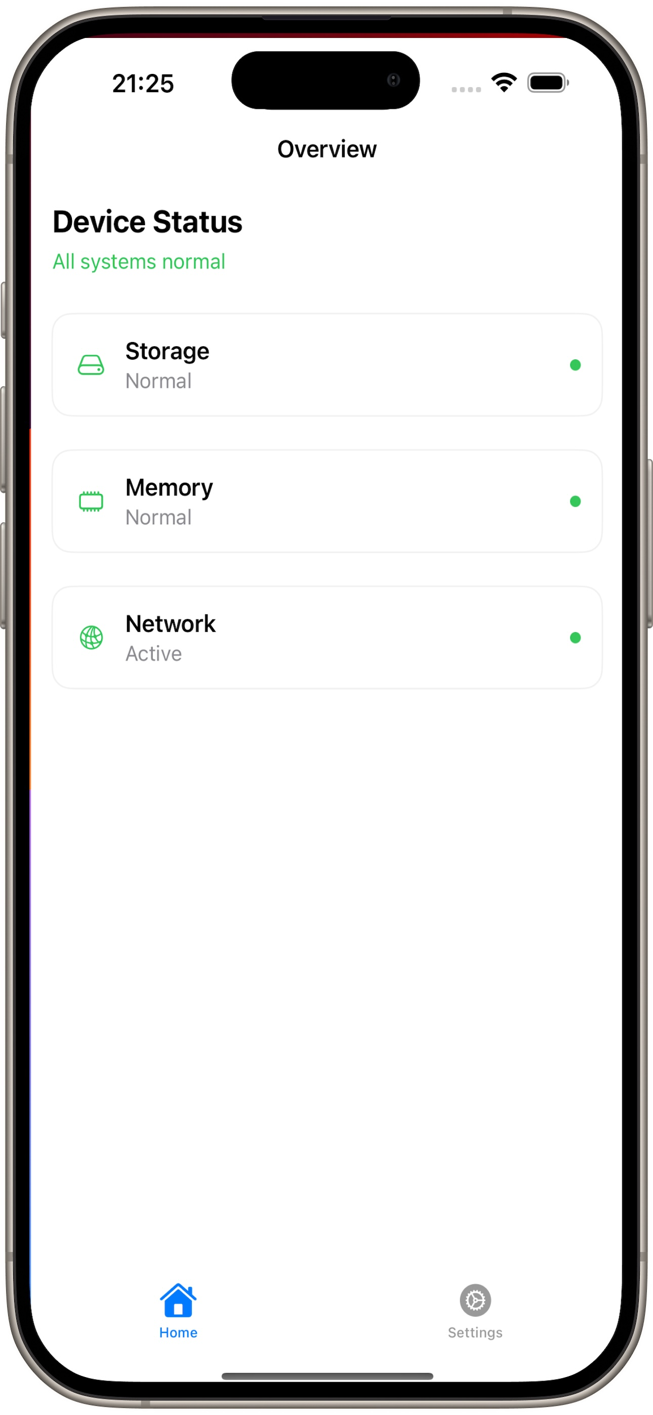 MStats-Monitor flow disk usage