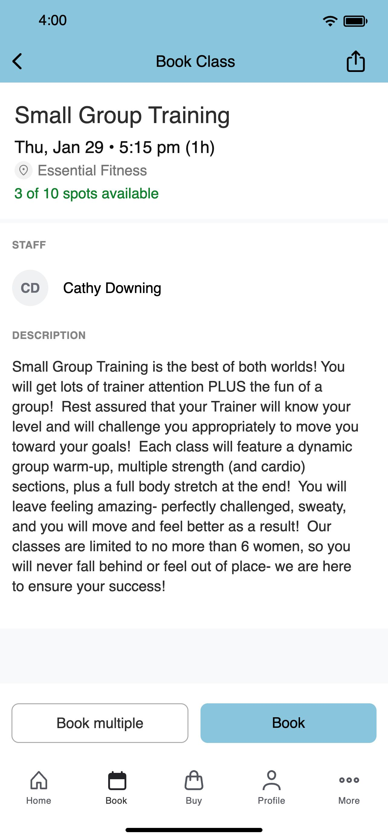 Your Essential Fitness screenshot 3