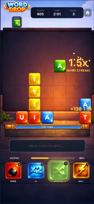 Word Drop Game screenshot 1