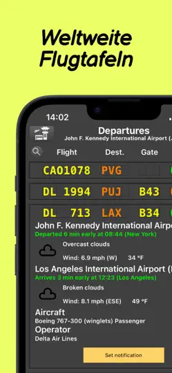 Screenshot von Flug Plan | Live Flughafen auf dem iPhone 5