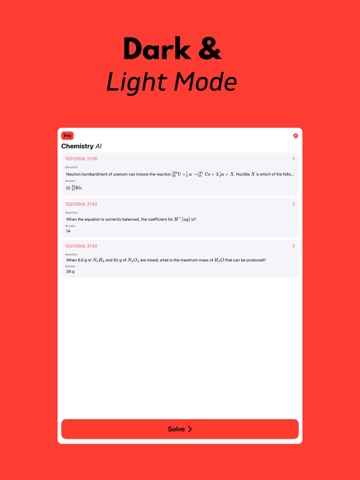 Chemistry AI Solver iPad screenshot