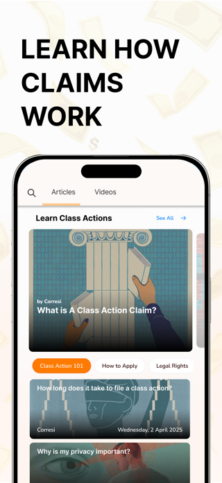 Corresi - Class Action Claims Screenshot 2 of 3