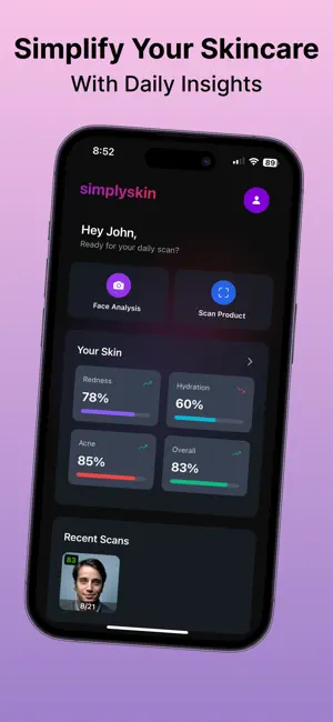 SimplySkin - AI Skincare screenshot 1