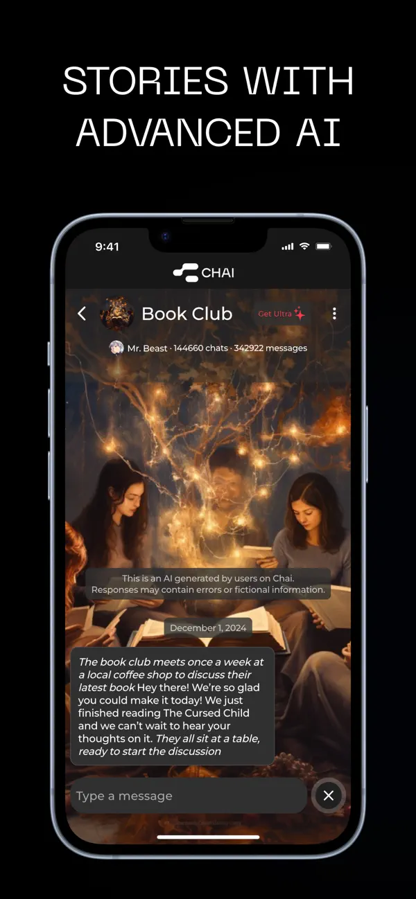 Screenshot #3 pour CHAI: Social AI Platform- Chat