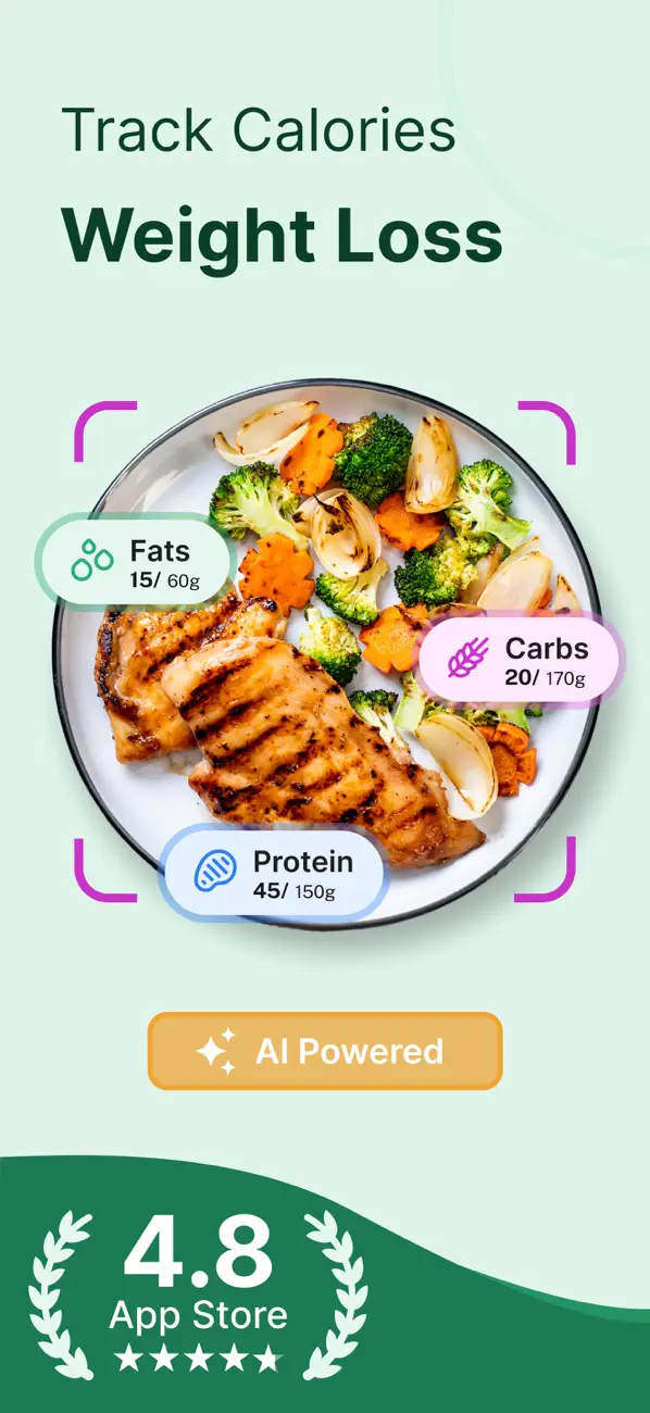 Screenshot #1 pour CaloTracker・AI Calorie Counter