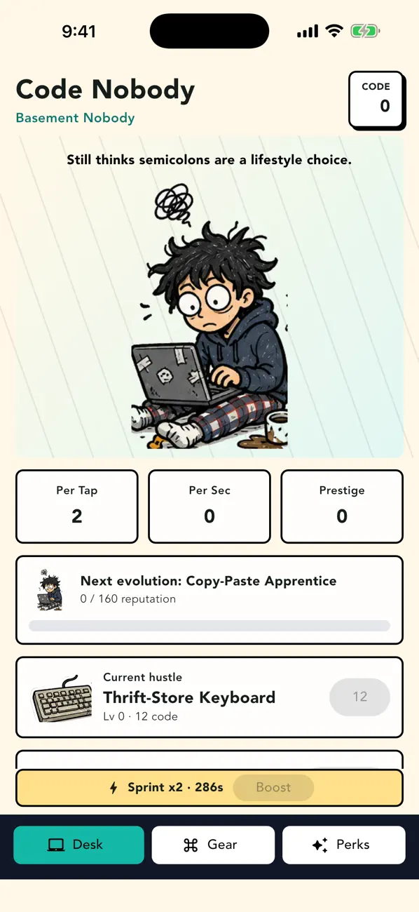 #3. Code Nobody (iOS) di: Gobling Company